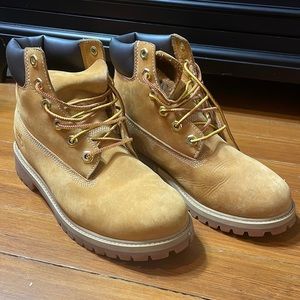 Timberland 6” Premium Waterproof Boots Wheat Nubuck/Wheat